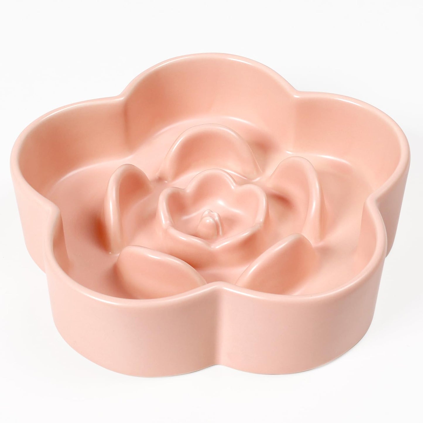 Ceramic Slow Feeder Dog Bowl | Anti-Choking Puzzle Bowl