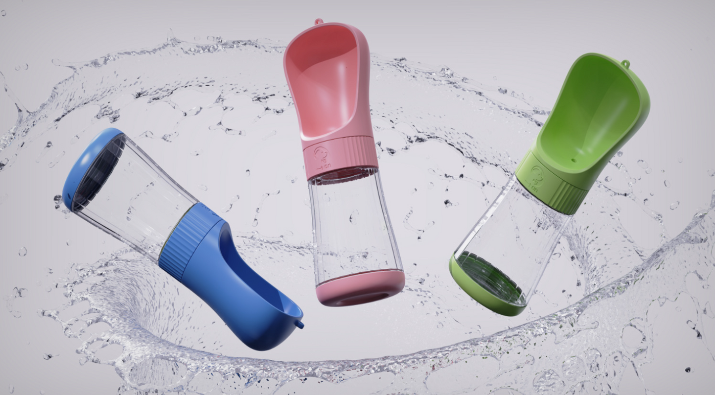 Portable Dog Water & Food Bottle | Travel Feeder & Water Dispenser for Pets