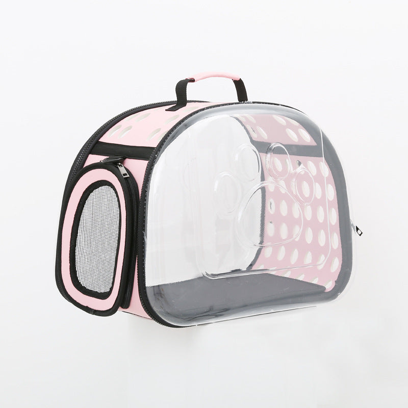 Foldable Pet Carrier Bag | Portable Travel Carrier for Dogs & Cats