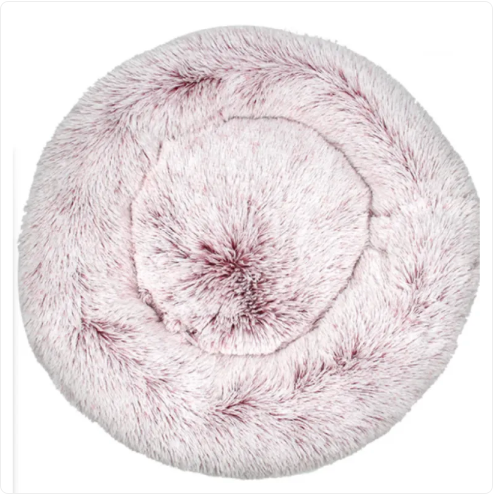 CozySoft Winter Pet Bed: Plush Comfort for Dogs & Cats