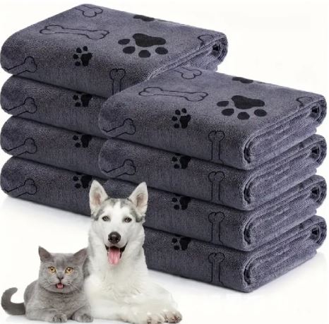 Super Absorbent Pet Towel | Quick-Dry Towel for Dogs & Cats