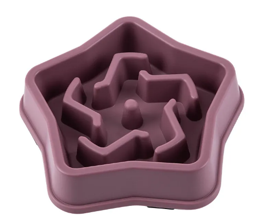 Slow Feeder Pet Bowl | Interactive Anti-Gulp Food Bowl for Dogs & Cats