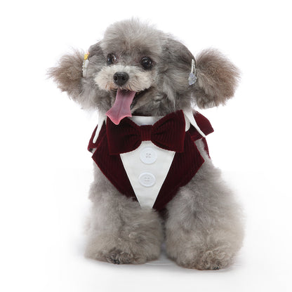 Dog Tuxedo Suit | Formal Wedding & Party Outfit for Dogs