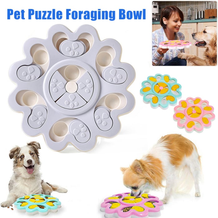 Smart Puzzle Dog Feeder Bowl | Interactive Slow Feeder for Puppy Training