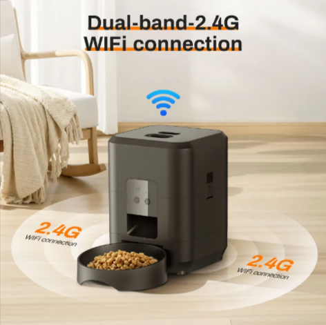 Smart WiFi Automatic Pet Feeder | App-Controlled Food Dispenser