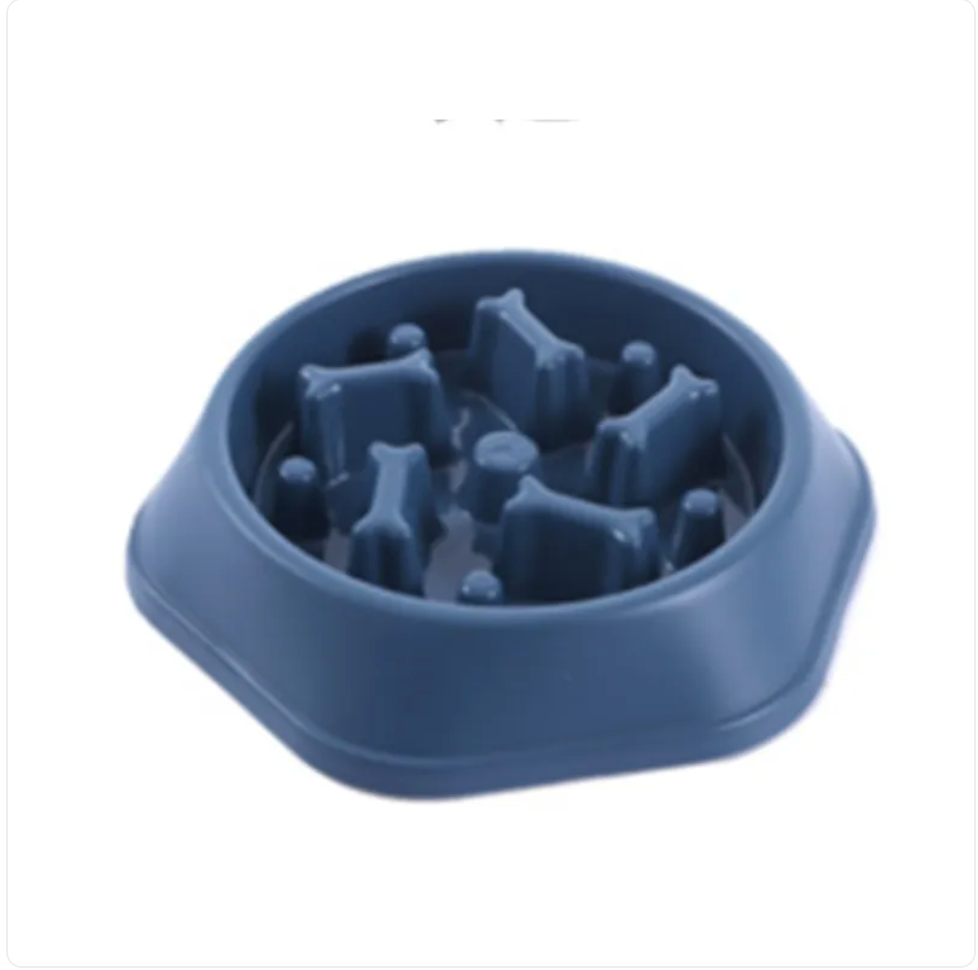 Slow Feeder Dog Bowl | Anti-Gulp Puzzle Bowl for Healthy Digestion