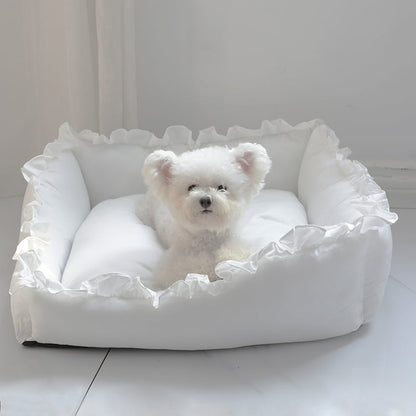 Princess Dog Bed Sofa | Plush Cozy Bed for Small Dogs & Cats