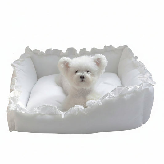 Princess Dog Bed Sofa | Plush Cozy Bed for Small Dogs & Cats