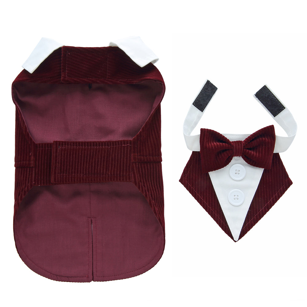 Dog Tuxedo Suit | Formal Wedding & Party Outfit for Dogs