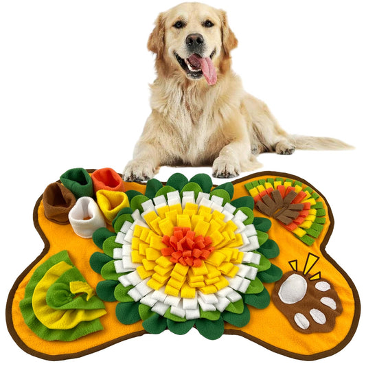 Calming Snuffle Mat for Dogs – Interactive Slow Feeding & Anxiety Relief Mat for Small & Medium Breeds