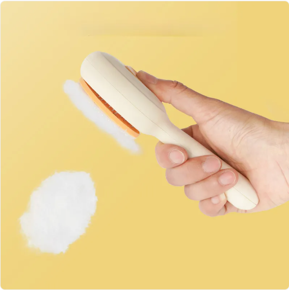 Non-Slip Pet Grooming Brush | Stainless Steel Deshedding Brush for Dogs & Cats