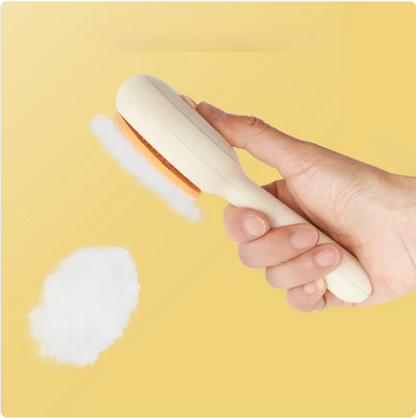 Non-Slip Pet Grooming Brush | Stainless Steel Deshedding Brush for Dogs & Cats