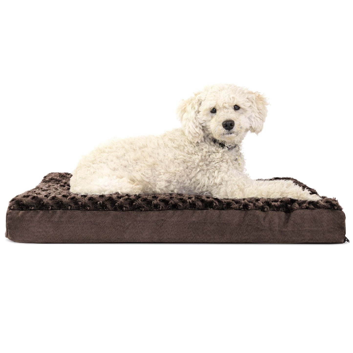 Orthopedic Dog Bed | Ultra Plush Faux Fur Mattress for Small & Medium Dogs