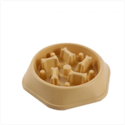 Slow Feeder Dog Bowl | Anti-Gulp Puzzle Bowl for Healthy Digestion
