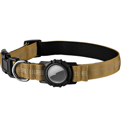 AirTag Dog Collar | Adjustable GPS Tracker Holder Collar for Dogs
