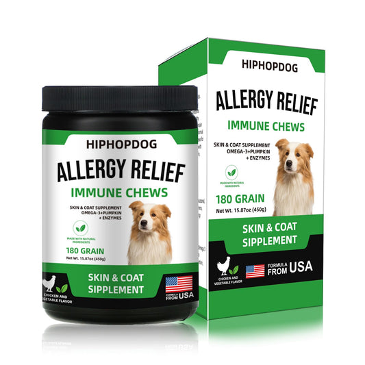 Dog Multivitamin Soft Chews | Glucosamine, Probiotics & Omega | 180 Ct