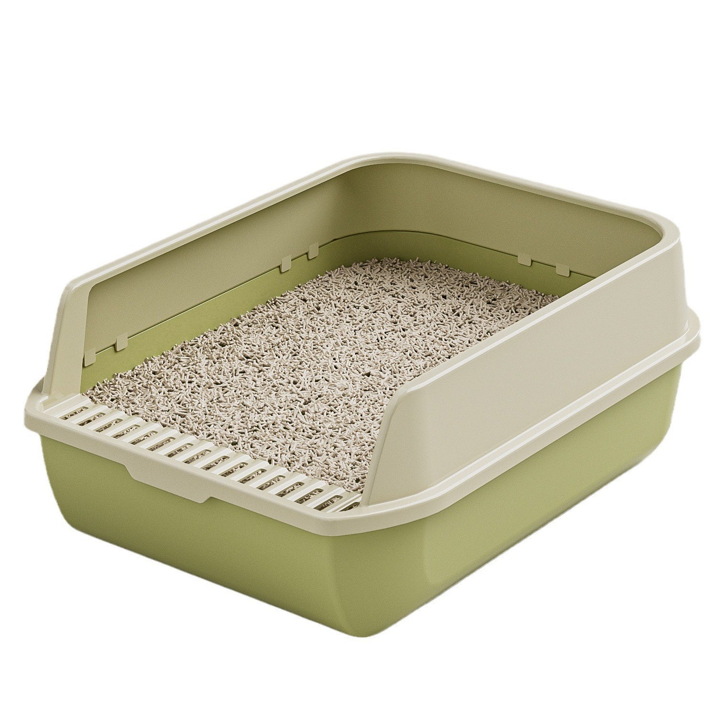 Extra Large Cat Litter Box | High-Sided Splash Guard Litter Tray for Cats