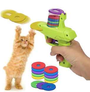 Interactive Cat Toy Launcher | Indoor Ball Launcher for Active Cats