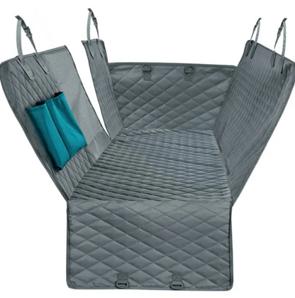 Pet Travel Rear Seat Cover | Waterproof Car Seat Protector with Portable Dog Toilet