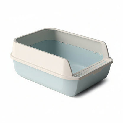 Extra Large Cat Litter Box | High-Sided Splash Guard Litter Tray for Cats