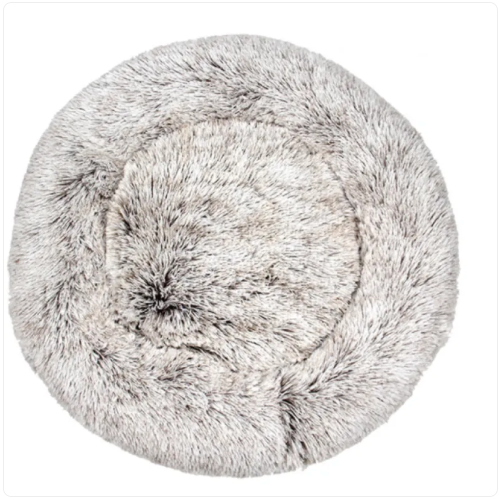 CozySoft Winter Pet Bed: Plush Comfort for Dogs & Cats