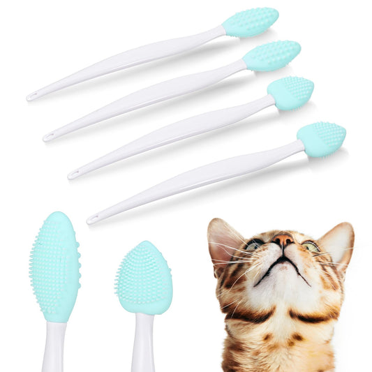 Dual-Action Cat Chin Cleaner & Massager