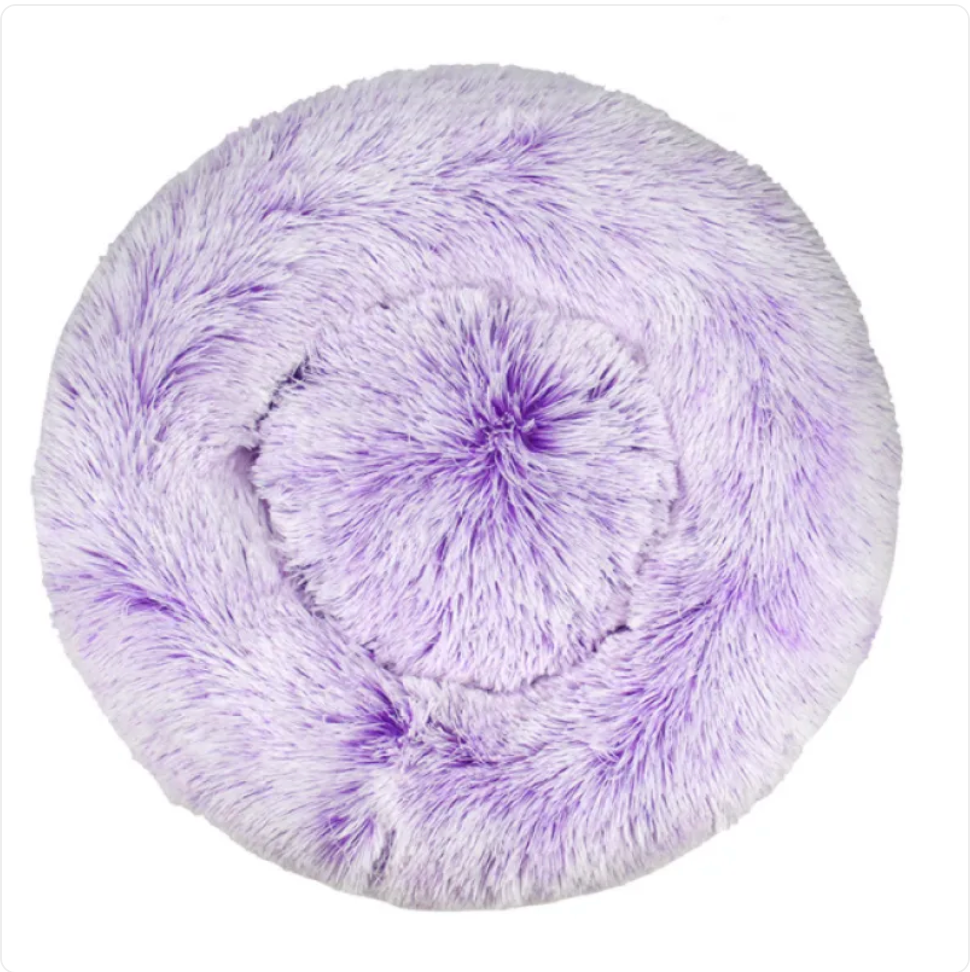 CozySoft Winter Pet Bed: Plush Comfort for Dogs & Cats