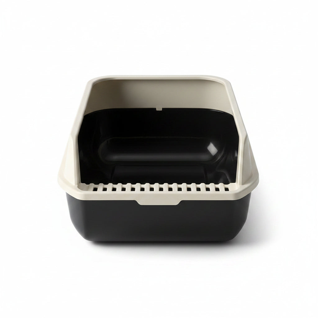 Extra Large Cat Litter Box | High-Sided Splash Guard Litter Tray for Cats