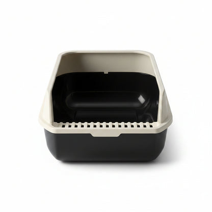 Extra Large Cat Litter Box | High-Sided Splash Guard Litter Tray for Cats