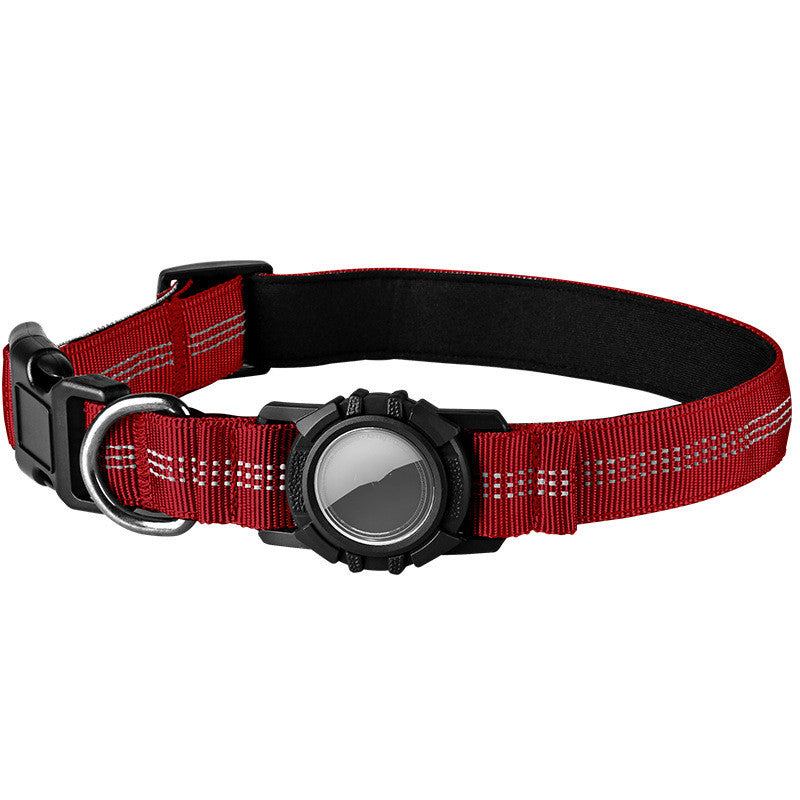 AirTag Dog Collar | Adjustable GPS Tracker Holder Collar for Dogs