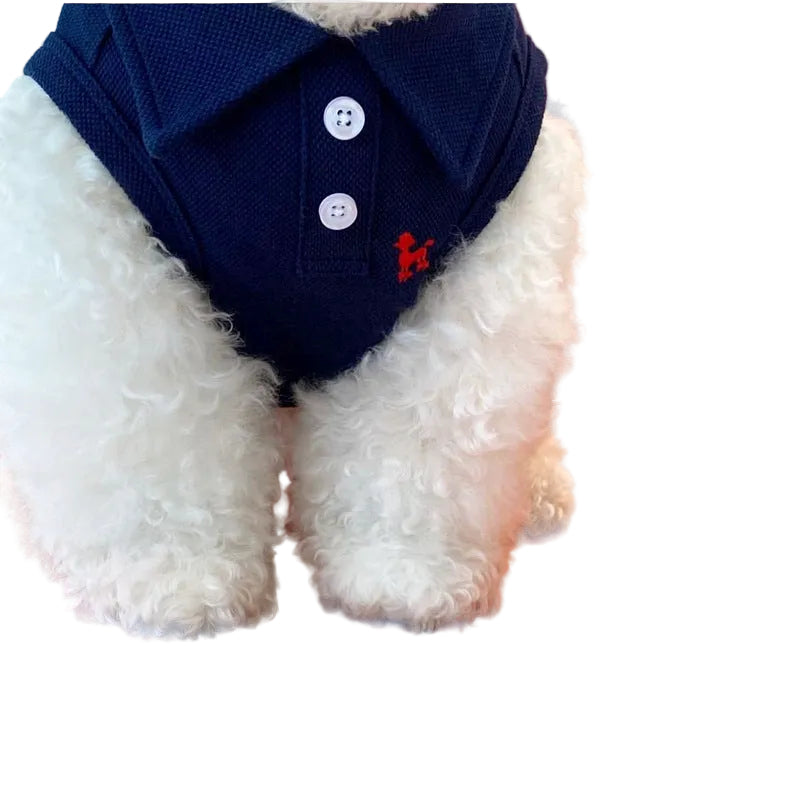 Polo Dog Shirt | Breathable Summer Vest for Small Dogs & Puppies