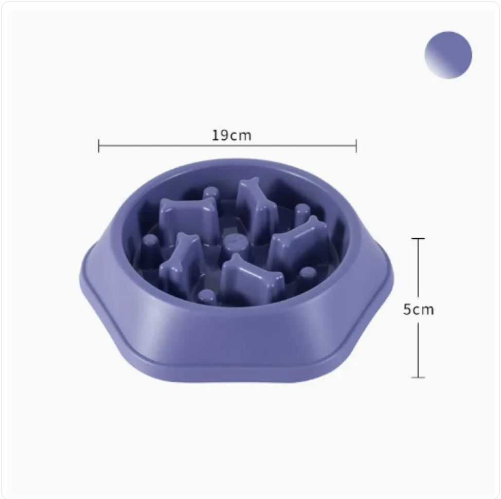 Slow Feeder Dog Bowl | Anti-Gulp Puzzle Bowl for Healthy Digestion