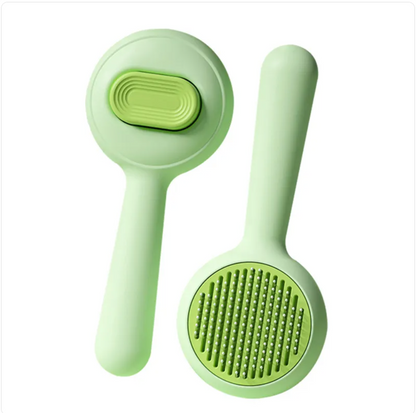 Non-Slip Pet Grooming Brush | Stainless Steel Deshedding Brush for Dogs & Cats