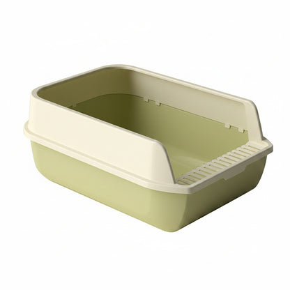 Extra Large Cat Litter Box | High-Sided Splash Guard Litter Tray for Cats