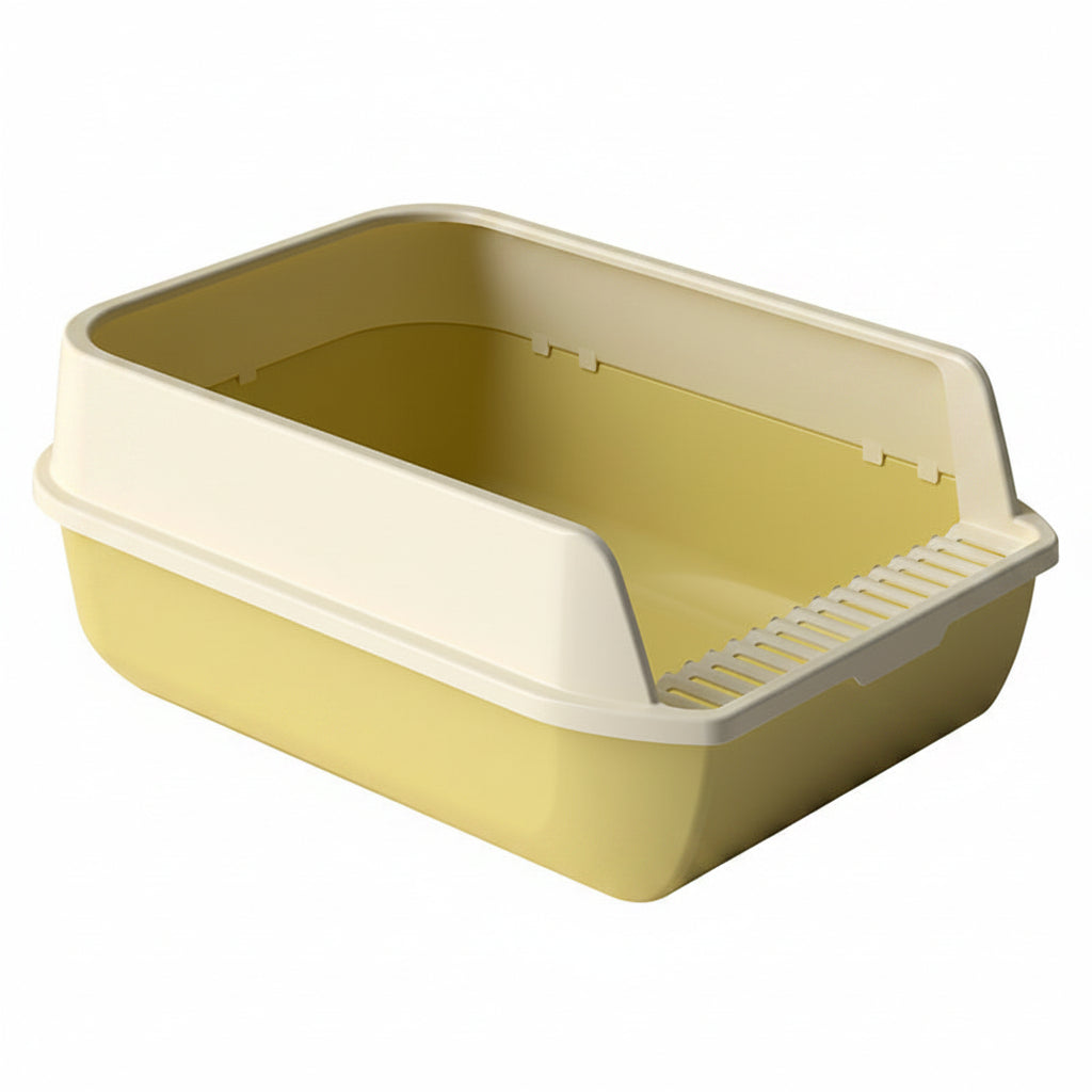 Extra Large Cat Litter Box | High-Sided Splash Guard Litter Tray for Cats