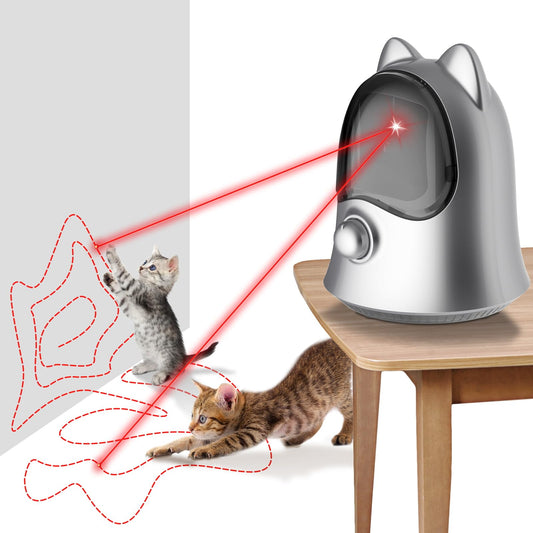 BENTOPAL Silver Feline Luminous Pursuit Laser