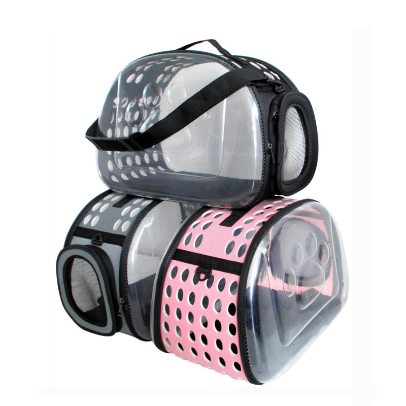 Foldable Pet Carrier Bag | Portable Travel Carrier for Dogs & Cats