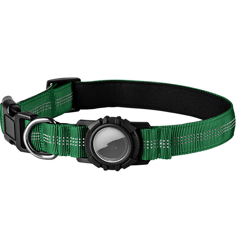 AirTag Dog Collar | Adjustable GPS Tracker Holder Collar for Dogs